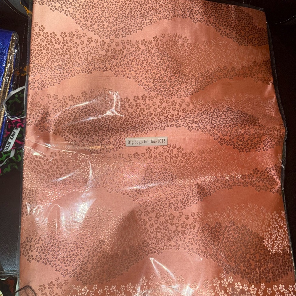 Elegant Peach Patterned Women's Bag